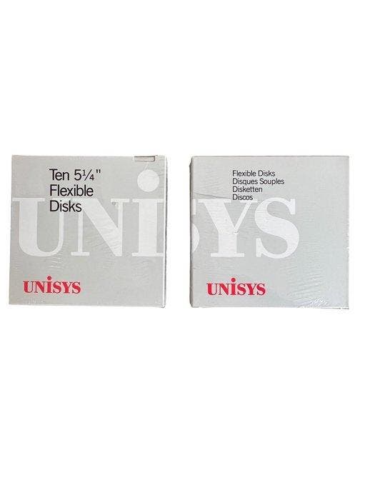Unisys, Original sealed floppy disk boxes from the late, Games en Spelcomputers, Spelcomputers | Overige Accessoires