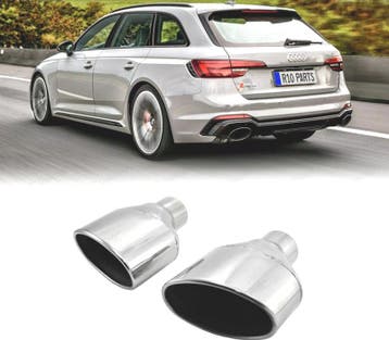 PACK EMBOUT DÉCHAPPEMENT EN ACIER INOXIDABLE RS4, Autos : Pièces & Accessoires, Verzenden
