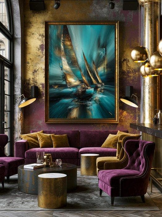 Giancarlo Colombo - GCD Art - The Wind Is My Mother #18, Antiek en Kunst, Kunst | Schilderijen | Modern