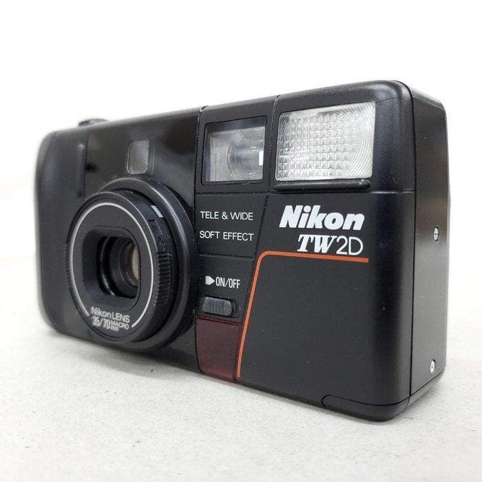 Nikon TW2D (Tele & Wide) Analoge camera, Audio, Tv en Foto, Fotocamera's Analoog
