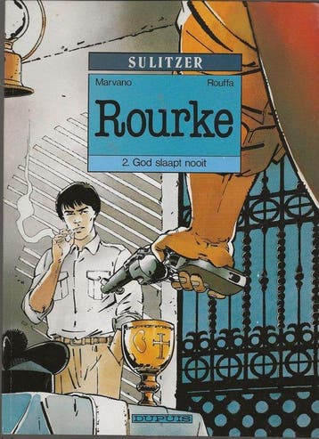 2 god slaapt nooit Rourke 9789031415120 Marvano, Boeken, Verzenden, Gelezen, Marvano