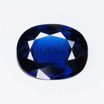 1 pcs Blauw Saffier - 1.15 ct - Asian Institute of, Nieuw