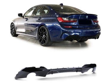 M-Pakket Performance Look Diffuser BMW 3 Serie G20 G21 B2028, Nieuw, Achter, BMW