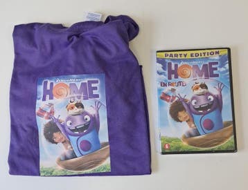 Speelfilm - Home + T-Shirt (Maat M) Dreamworks, Verzenden
