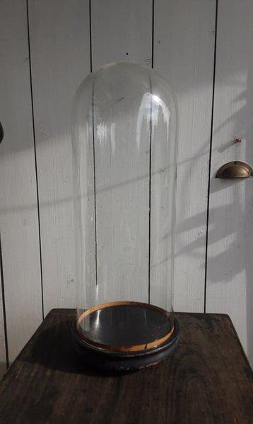 Stolp - Glas, Hout - 1950-1960 - 70cm
