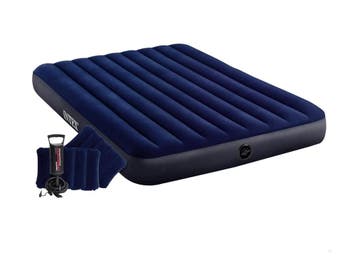 INTEX Dura-Beam luchtbed voor 2 personen, incl luchtpomp..., Ophalen of Verzenden