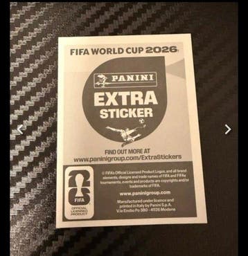 2026 Panini World Cup Stickers Erling Haaland, Vinícius