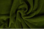 10 meter fleece stof - mosgroen - Anti Pilling Fleece, Verzenden