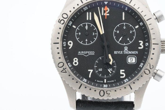 Revue Thommen - Airspeed Chronograph - Sans prix de réserve, Handtassen en Accessoires, Horloges | Heren