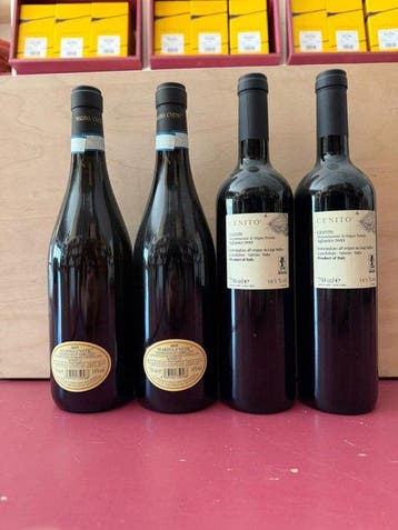 2021 x2 Luigi Maffini Cenito Aglianico Cilento & 2019 x2, Nieuw