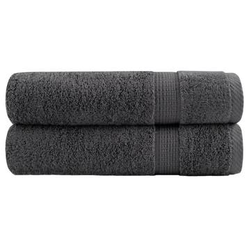 vidaXL Badhanddoeken SOLUND 2 st 600 g/m² 100x150 cm, Verzenden, Nieuw