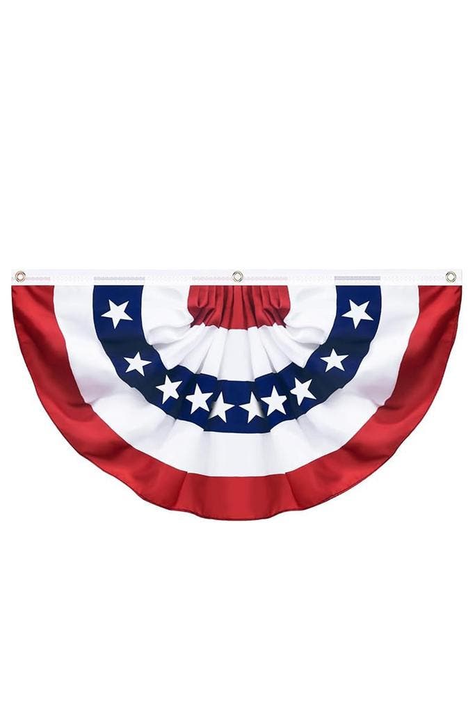 Amerikaanse Bunting Vlag Rond 180 cm USA Stars Stripes Waaie, Hobby en Vrije tijd, Feestartikelen, Nieuw, Ophalen of Verzenden