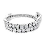 Zonder minimumprijs - Armband - 14 karaat Witgoud - 6.90ct.