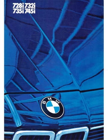 1984 BMW 7 SERIE BROCHURE NEDERLANDS, Nieuw