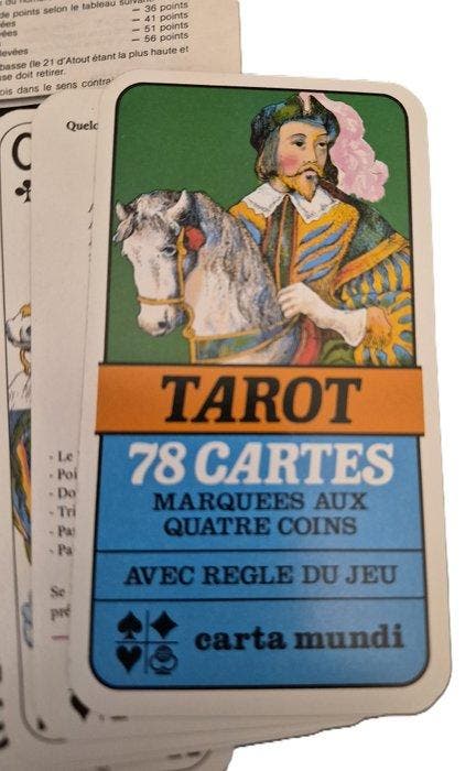 Carta Mundi - Tarot 78 Cards - 1970, Antiquités & Art, Antiquités | Livres & Manuscrits