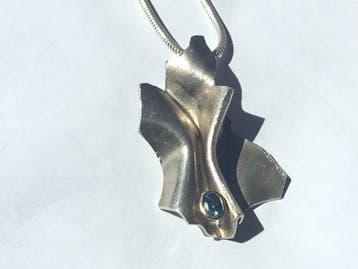 Zonder minimumprijs - Ketting met hanger - 18 karaat Geel