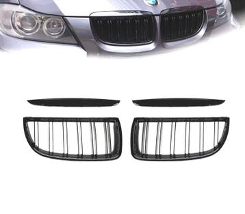 CALANDRE BMW E90 E91 PRE-LCI 05-08 NOIR BRILLANT, Verzenden