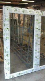 PVC Dubbele deur 200x215cm in voorraad!.., Kunststof, Deurkozijn, Nieuw, Ophalen of Verzenden