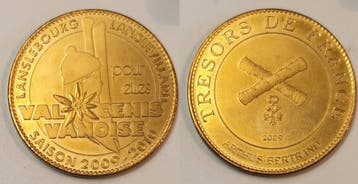 France Komitat 73 – Lanslebourg – Lanslevillard – Val, Postzegels en Munten, Penningen en Medailles, Verzenden