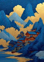 FrenchiArt (1992) - JJK 4 30x42cm Tableau Métallique (Metal, Antiquités & Art