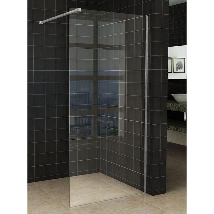 Aanbieding: Inloopdouche Wiesbaden Slim 50x200cm 8mm Helder, Doe-het-zelf en Bouw, Sanitair, Douche, Nieuw, Chroom, Ophalen of Verzenden