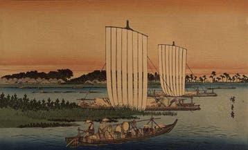 Clearing Weather at Shibaura - Hiroshige (1797-1858) - Japon