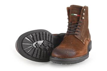 Pantofola dOro Veterboots in maat 43 Bruin, Bruin, Verzenden, Boots, Zo goed als nieuw