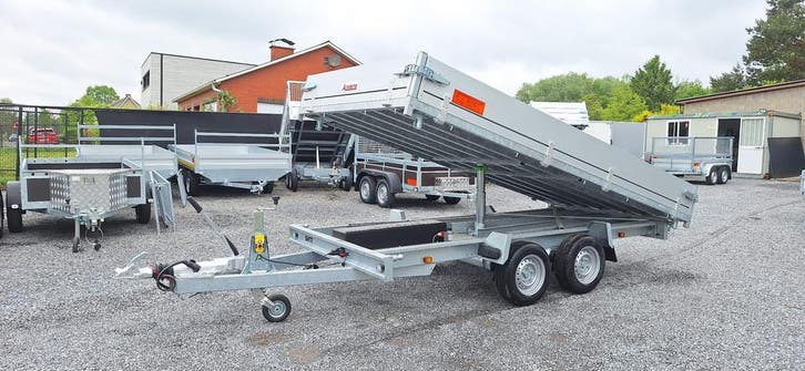 Driezijdige kipper Anssems KSX-3500kg, Auto diversen, Aanhangers en Bagagewagens, Nieuw, Ophalen