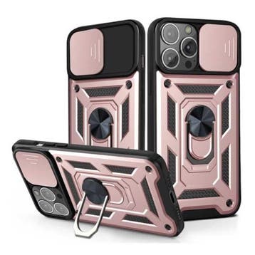 iPhone 13 Mini - Armor Hoesje met Kickstand en Camera, Verzenden, Nieuw