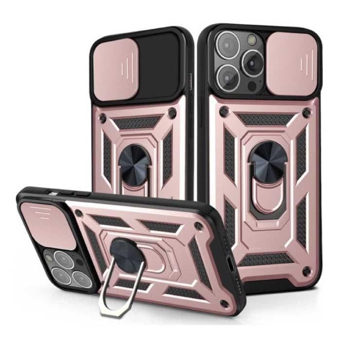 iPhone 13 Mini - Armor Hoesje met Kickstand en Camera, Telecommunicatie, Mobiele telefoons | Hoesjes en Screenprotectors | Apple iPhone