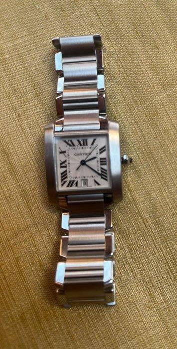 Cartier - Tank Française - 2302 - Homme - 2000-2010, Nieuw