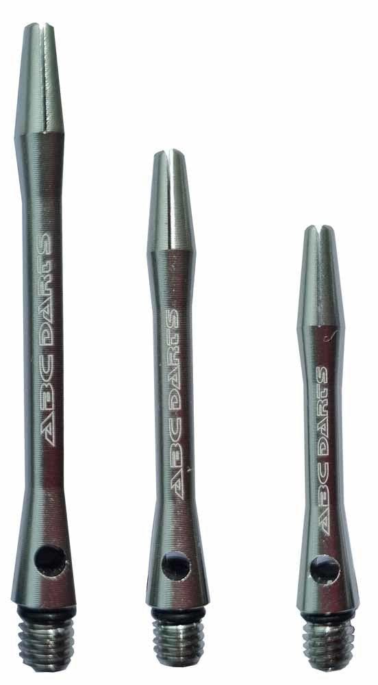 ABC Darts – Aluminium Titanium Look – 3 sets (Dart Shaft, Sport en Fitness, Darts, Shafts, Nieuw, Ophalen of Verzenden