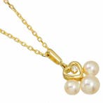 Mikimoto - Halsketting - 18 karaat Geel goud