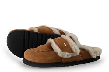 Nubikk Instappers in maat 40 Cognac, Kleding | Dames, Schoenen, Nubikk, Overige kleuren, Verzenden, Instappers