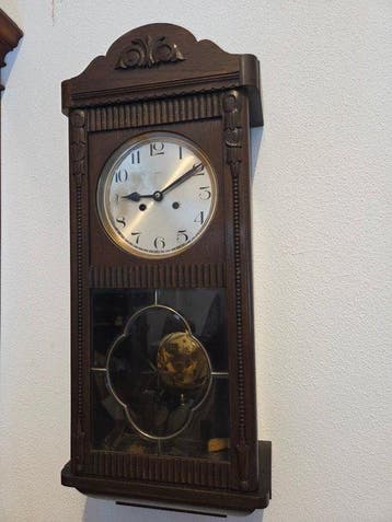Wandklok - Hout - 1940-1950 - Antieke wandklok