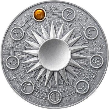 Ghana. 10 Cedis 2024 Mars - Solar System - Antique finish, 2