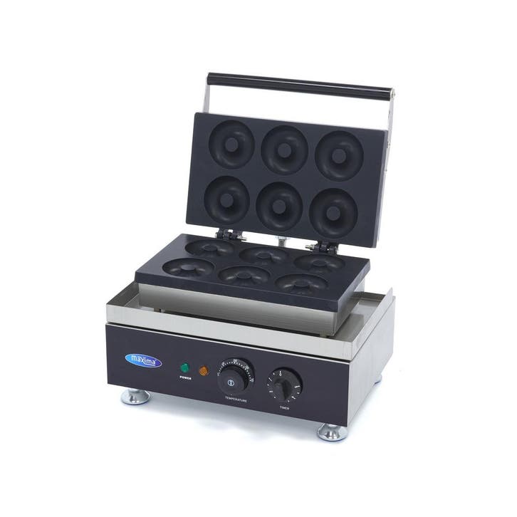 Donutmaker - 6 Donuts - Ø 8 cm - Ingebouwde Timer -, Articles professionnels, Horeca | Équipement de cuisine, Envoi