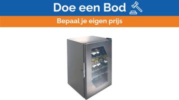 Bieden: Veco Stainless Steel Build-In 9-Bottle Wine Cellar, Ophalen of Verzenden, Nieuw