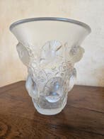 Lalique - Vase - Saint François - Verre, Antiek en Kunst