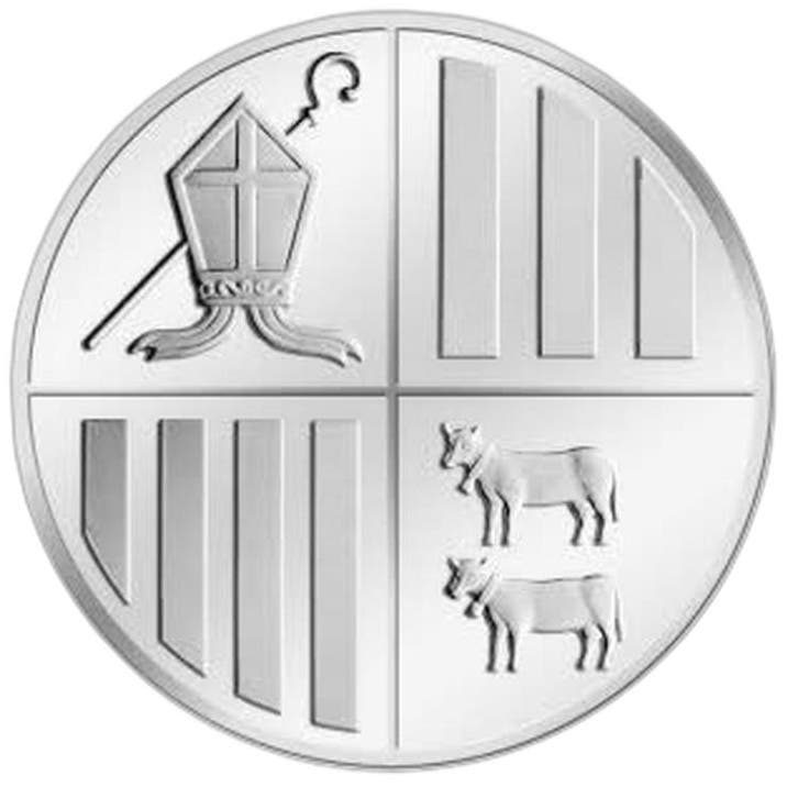 1 kilo zilveren kilo Andorra Eagle munt, Postzegels en Munten, Edelmetalen en Baren
