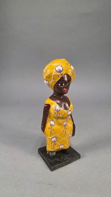 Big mama Afrika van hout - Ivoorkust (Zonder minimumprijs), Antiek en Kunst