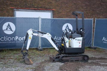 Veiling: Minigraver Bobcat E10Z Diesel 7.5kW 2018, Ophalen
