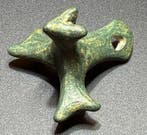 Keltisch Brons Grote La Tène zoomorische amulet in de vorm