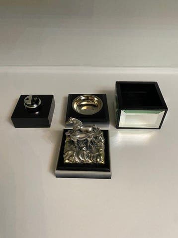 Ottaviani - Tafelaansteker - Hout, Verzilverd, .800 zilver