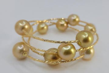 Armband - 18 karaat Geel goud, ALGT gecertificeerde diepe