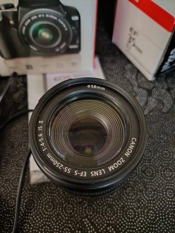 Canon EOS 1000D + EF-S 18-55 + EF-S 55-250 IS II + EF 35/2.0