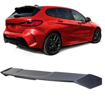 Carbon Look Dakspoiler BMW 1 Serie F40 Met M Pakket B9882, Nieuw, Achter, BMW