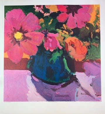 Robert Dash - Pink and blue - Antiquarian Collotype -