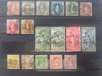 Europa - 1850/1930 Goede algemene staat. Zwitserland,, Gestempeld
