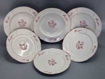 Porzellan Tellerset Villeroy & Boch Val Rouge 6-teilig -
